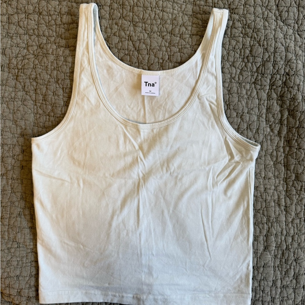 Aritzia TNA Light Sage Green Tank Top